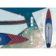 Надувна дошка SUP THUNDER Steel 365 см з веслом Red