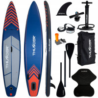 Надувна дошка SUP THUNDER Steel 365 см з веслом Red