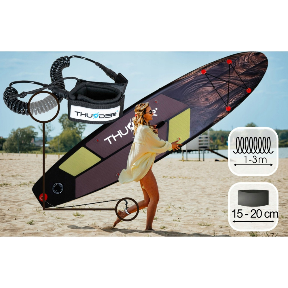 Надувна дошка SUP THUNDER Wood 320 см з веслом