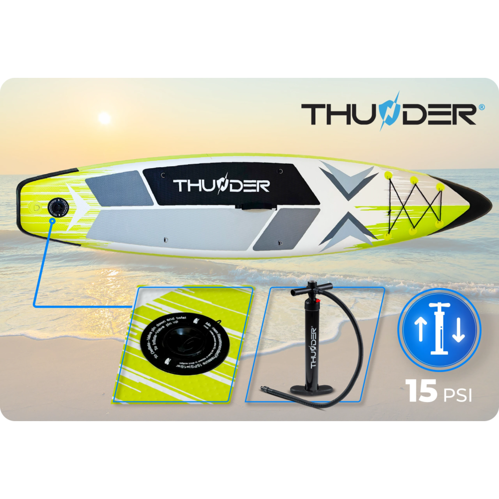 Надувная SUP доска THUNDER VELA 320 см с веслом
