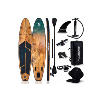 Надувная SUP доска THUNDER Wood 350 см с веслом