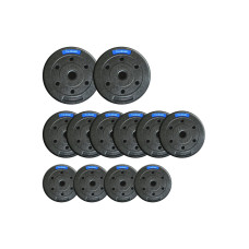 Набор битумных дисков Thunder 2х10 кг, 6х5 кг, 4х2.5 кг (SET-B-09-60KG)