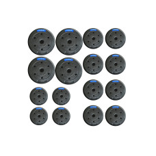 Набор битумных дисков Thunder 4х10 кг, 8х5 кг, 4х2.5 кг (SET-B-10-90KG)