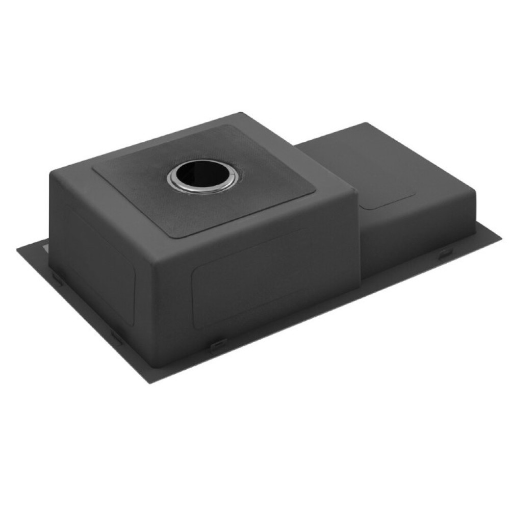 Кухонна мийка Kroner KRP PVD Schwarze - 7848RHM (3,0/1,0 мм) CV030024