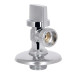 Кран приборный Thermo Alliance Base Арко 1/2" НН хром, угловой латунный SD185W1515
