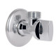Кран приборный Thermo Alliance Base Арко 1/2" НН хром, угловой латунный SD185W1515