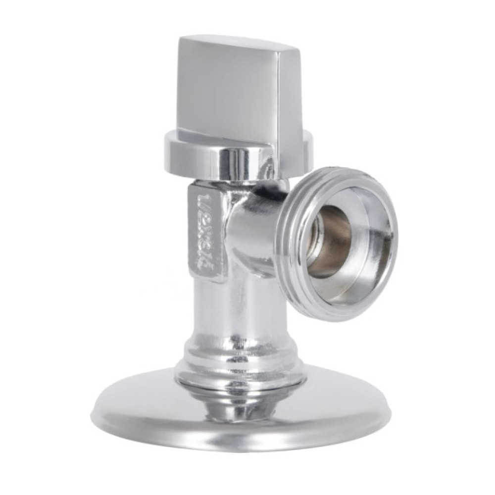 Кран приборный Thermo Alliance Base Арко 1/2"Зх3/4" С хром, угловой латунный SD185W1520