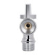 Кран приборный Thermo Alliance Base Арко 1/2"Зх3/4" С хром, угловой латунный SD185W1520