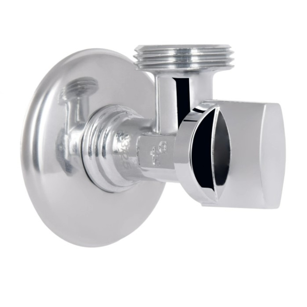 Кран приборный Thermo Alliance Base Арко 1/2"Зх3/4" С хром, угловой латунный SD185W1520
