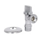 Кран приборный Thermo Alliance Base Арко 1/2"Зх3/4" С хром, угловой латунный SD185W1520