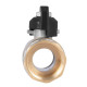 Кран кульовий Thermo Alliance Base 1" ВВ прямий, PN40, метелик SD602W25