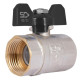 Кран кульовий Thermo Alliance Base 1" ВВ прямий, PN40, метелик SD602W25