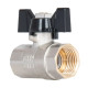 Кран кульовий Thermo Alliance Base 1/2" ВВ прямий, PN40, метелик SD602W15