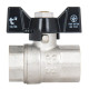 Кран кульовий Thermo Alliance Base 1/2" ВВ прямий, PN40, метелик SD602W15