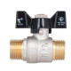 Кран кульовий Thermo Alliance Base 1/2" ЗЗ прямий, PN40, метелик SD606W15