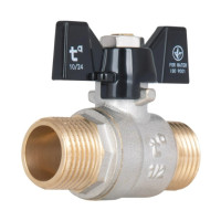 Кран кульовий Thermo Alliance Base 1/2" ЗЗ прямий, PN40, метелик SD606W15