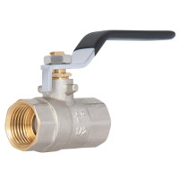 Кран шаровой Thermo Alliance Base 1/2" ВВ прямой, PN40, рычаг SD600W15