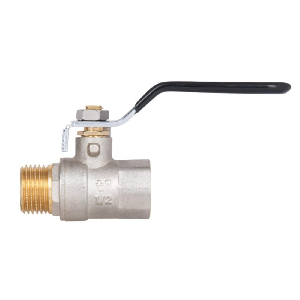 Кран шаровой Thermo Alliance Base 1/2" ВН прямой, PN40, рычаг SD605W15