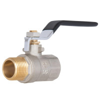Кран шаровой Thermo Alliance Base 1/2" ВН прямой, PN40, рычаг SD605W15