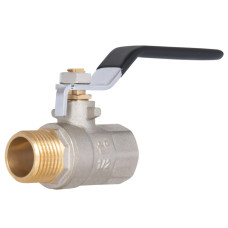 Кран шаровой Thermo Alliance Base 1/2" ВН прямой, PN40, рычаг SD605W15