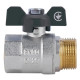 Кран кульовий Thermo Alliance Base 3/4" ВЗ прямий, PN40, метелик SD607W20
