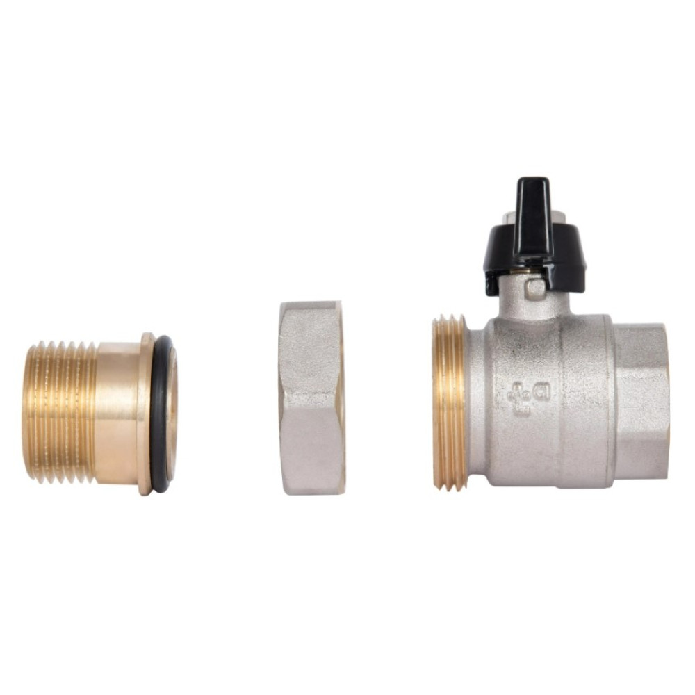 Кран кульовий "Американка" Thermo Alliance Base 1"ВЗ прямий, PN40, метелик SD221W25