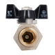 Кран кульовий "Американка" Thermo Alliance Base 1/2"ВЗ прямий, PN40, метелик SD221W15