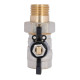 Кран кульовий "Американка" Thermo Alliance Base 1/2"ВЗ прямий, PN40, метелик SD221W15