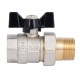 Кран кульовий "Американка" Thermo Alliance Base 3/4" ВЗ прямий, PN40, метелик SD221W20