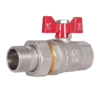 Кран кульовий "Американка" Thermo Alliance Standart 3/4" ВЗ прямий, PN40, метелик SD220W20