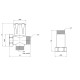 Кран шаровой приборный Thermo Alliance Standart 3/4"Зх3/4"Зх3/4" В вентиль SD183W20