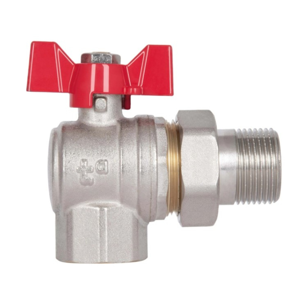 Кран кульовий "Американка" Thermo Alliance Standart 3/4" ВЗ кутовий, PN40, метелик SD222W20