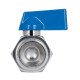 Кран кульовий міні Thermo Alliance Standart 1/2" ВЗ прямий, півметелик SD188W15