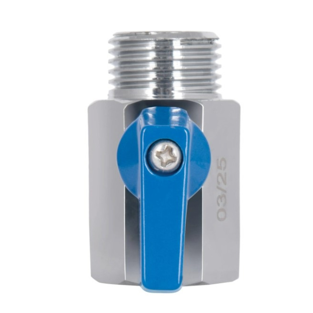 Кран кульовий міні Thermo Alliance Standart 1/2" ВЗ прямий, півметелик SD188W15