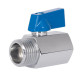Кран кульовий міні Thermo Alliance Standart 1/2" ВЗ прямий, півметелик SD188W15