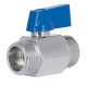 Кран кульовий міні Thermo Alliance Standart 1/2" ЗЗ прямий, хром, півметелик SD189W15