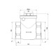 Обратный клапан лепестковый Thermo Alliance Standart 2" ВВ (низкого давления) SD242W50
