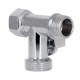 Кран шаровой приборный Thermo Alliance Standart 1/2"Зх3/4"Зх1/2" В SD186W152015