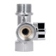 Кран шаровой приборный Thermo Alliance Standart 1/2"Зх3/4"Зх1/2" В SD186W152015