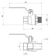 Кран кульовий Thermo Alliance Forte 1 1/4" ВЗ прямий, PN40, важіль SF605W32