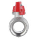 Кран кульовий Thermo Alliance Forte 1" ВВ прямий, PN40, метелик SF602W25