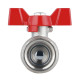 Кран кульовий Thermo Alliance Forte 1" ВЗ прямий, PN40, метелик SF607W25