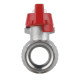 Кран кульовий Thermo Alliance Forte 1/2" ВВ прямий, PN40, метелик SF602W15