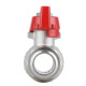 Кран кульовий Thermo Alliance Forte 1/2" ЗЗ прямий, PN40, метелик SF606W15