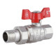 Кран шаровой "Американка" Thermo Alliance Forte 1/2" ВН прямая, бабочка SF220W15
