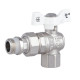 Кран шаровой "Американка" Thermo Alliance Forte 1/2" ВН угловой, антипротекание, бабочка SF223W15