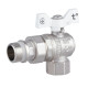 Кран шаровой "Американка" Thermo Alliance Forte 3/4"ВЗ угловой, антипротекание, бабочка SF223W20