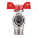 Кран кульовий Thermo Alliance Forte 3/4" ВЗ кутовий, PN40, з накидною гайкою, метелик SF224W20