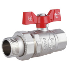 Кран шаровой "Американка" Thermo Alliance Forte 1" ВН прямая, бабочка SF220W25