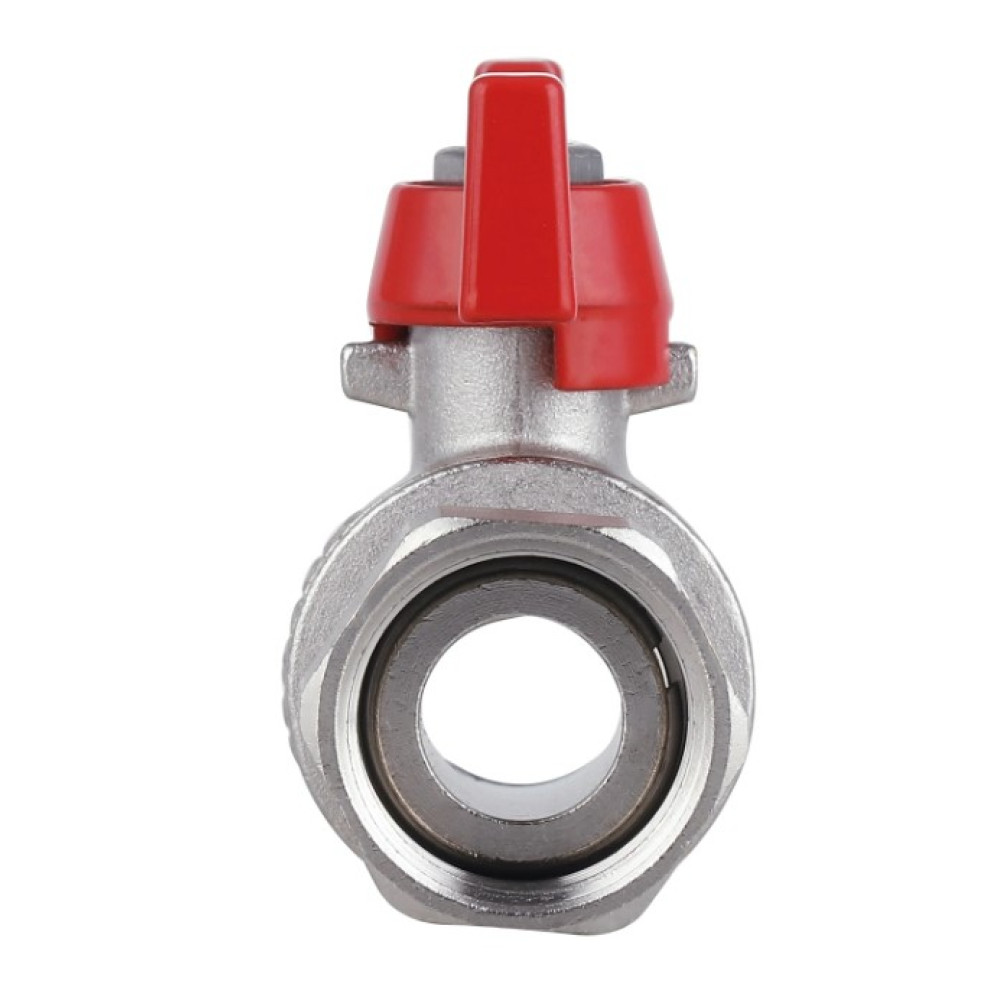 Кран шаровой Thermo Alliance Forte 3/4" ВВ прямой, PN40, с накидной гайкой, бабочка SF260W20